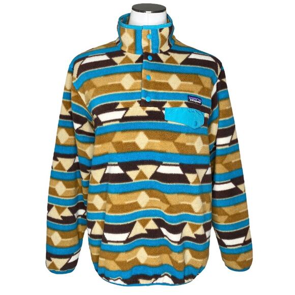 Patagonia Guatemalan Tango Synchilla Snap T Fleece Pullover - Picture 9 of 9